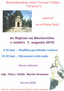 MECHOVIČKA 7.8.2016